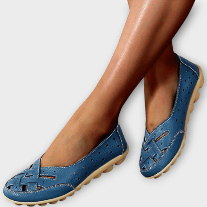 Comfortable Flat Shoes with Modern Cutouts
