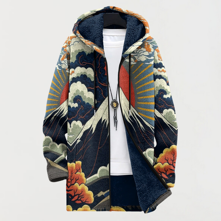 Mountain Dawn Pattern Hoodie