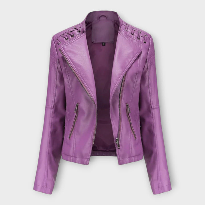 Modern Leather Jacket with Elegant Lines and Timeless Sophistication