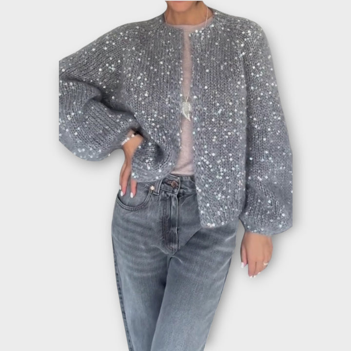 Sparkle Knit Cardigan – Soft, Chic & Effortlessly Elegant