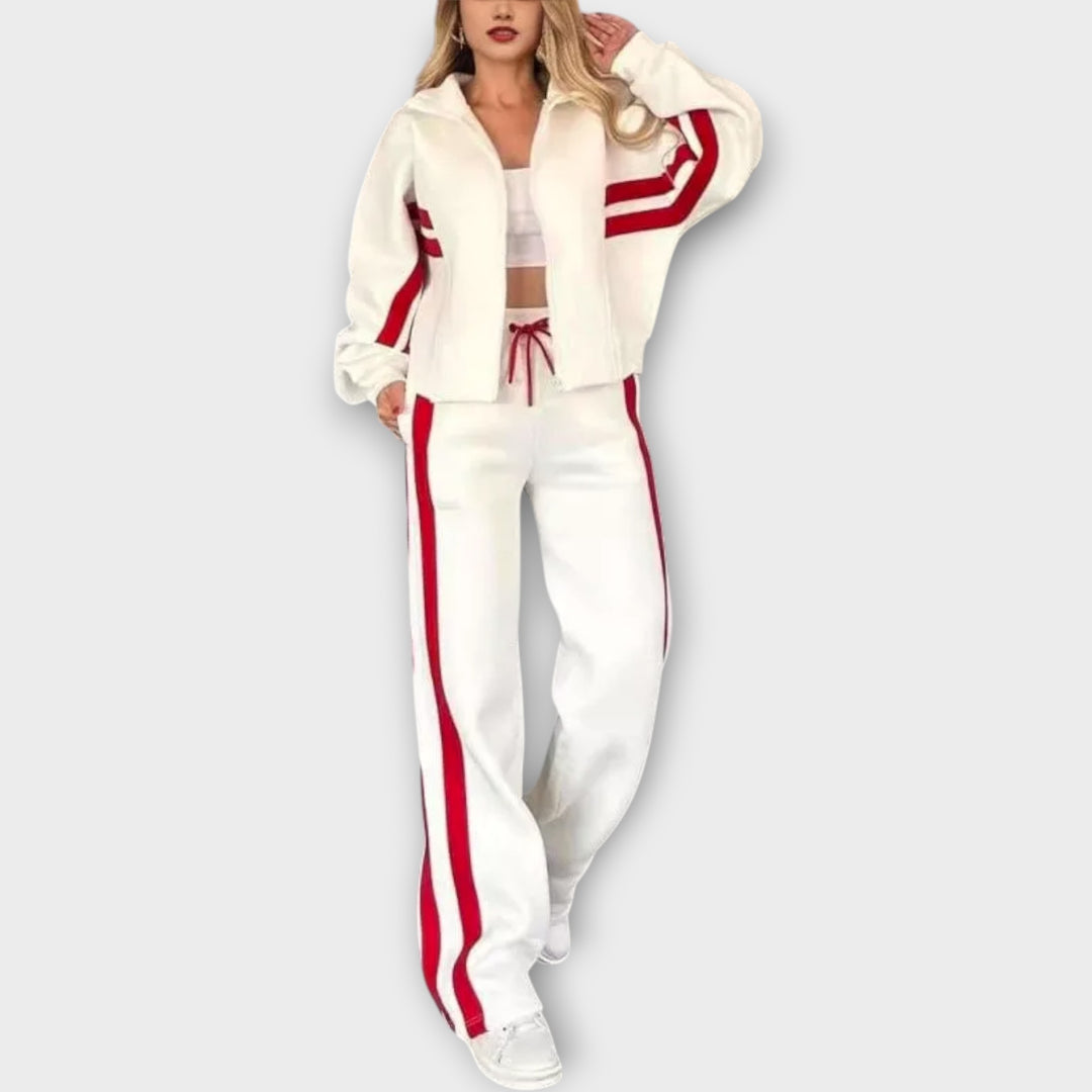 Sporty Zip-Up Lounge Set