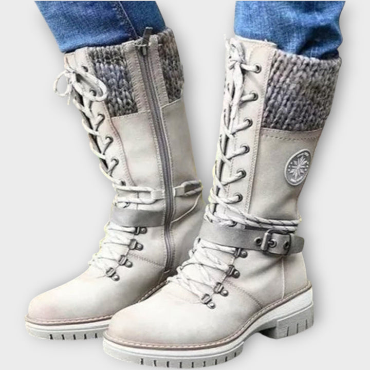 Insulated Winter Lace-Up Boots